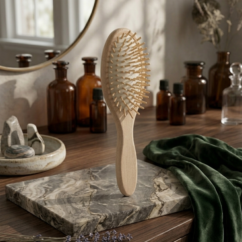 Wooden Hair Brush Medium Size Brush