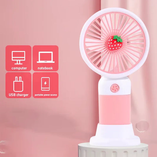 USB Rechargeable Handheld & Desktop Fan